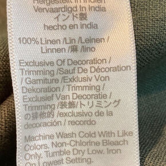 #306 MADEWELL Strapless Linen Maxi Dress NEW WITH TAGS - Picture 13 of 13